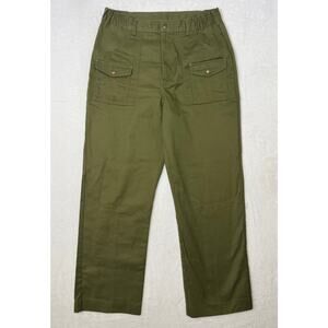 VTG Boy Scouts of America BSA Khaki Green Uniform Utility Cargo Pants sz 34X34